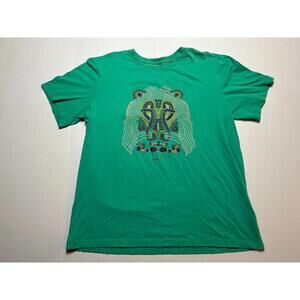 Dri-Fit Lebron James Lion Graphic T-Shirt Mens  Green Basketball Tee